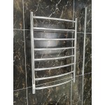 Heated Towel Rail 8 Bar Round